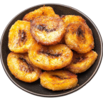 fried-banana-on-a-plate-transparent-background-png